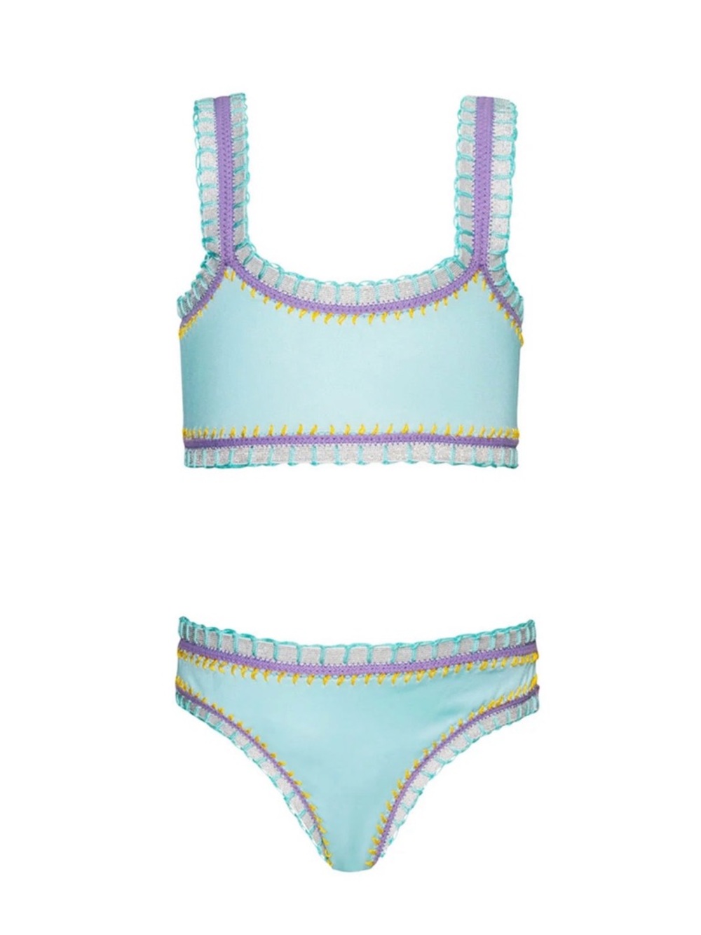 Girls PQ Bikini, light blue, size 14